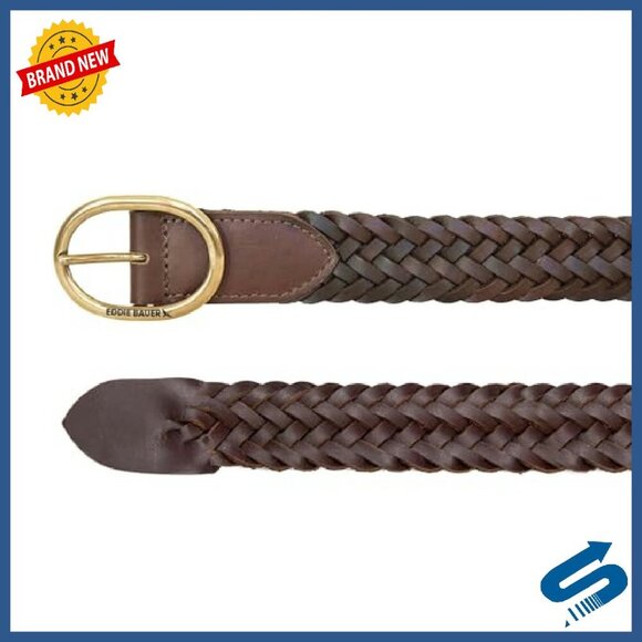 Genuine Leather Belt with Metal Buckle, Adjustable Fit, Sizes S-XXL main image 5